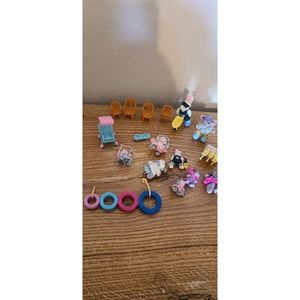 Lot of Vintage Mattel Furryville Animal Figures And Misc